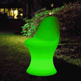 Litecraft Green CFL Illuminated Dining Chair