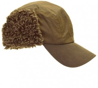 Barbour Lifestyle Hat, Olive Green Tyne Trapper Wax Cap