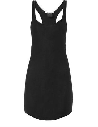 Etoile Isabel Marant SHORT DAY DRESSES RIBBED TANK Black