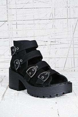 Vagabond Dioon Textile Buckle Boots in Black
