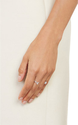 Maison Martin Margiela 7812 Maison Martin Margiela Fine Diamond & White Gold Double-Finger "Solitaire" Ring
