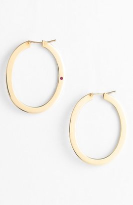 Roberto Coin Women's Large Flat Hoop Earrings