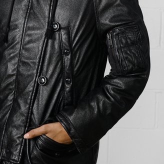 Denim & Supply Ralph Lauren Vegan Leather Down Jacket