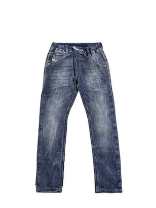 Diesel Kids - Stretch Denim Effect Cotton Jogg Jeans