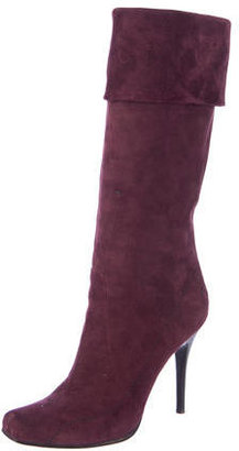 CNC Costume National Knee-High Suede Boots