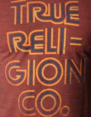 True Religion Co Short Sleeve Ringer Pkt T