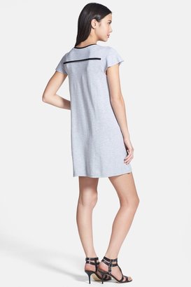 Kensie Embellished French Terry Shift Dress