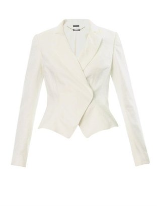 Alexander McQueen Embossed tailored jacket
