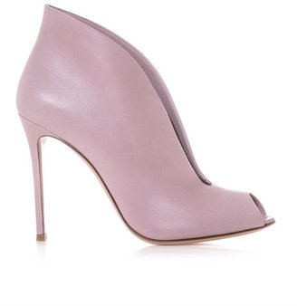 Gianvito Rossi Vamp open-toe leather ankle boots