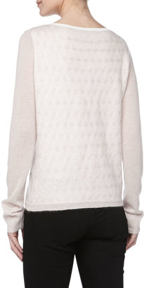 Halston Lightweight Cable-Knit Sweater