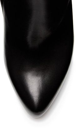Bottega Veneta Combo Leather Pointed-Toe Platform Boot