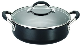 Anolon Infused Copper Hard-Anodized Nonstick 4-Quart Covered Sauteuse