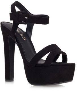 Miss KG Black 'Echo' high heel platform shoes