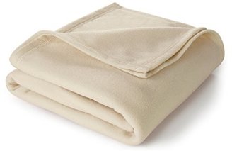Martex Super Soft Fleece Twin Blanket, Ivory