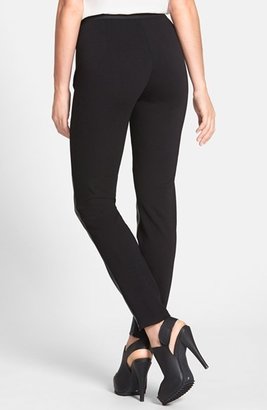 Eileen Fisher The Fisher Project Leather Front Leggings (Regular & Petite)