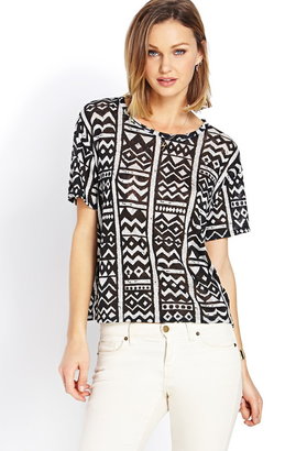 Forever 21 Global Moment Knit Top