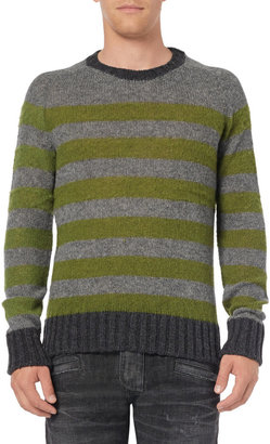 Balmain Striped Wool Sweater
