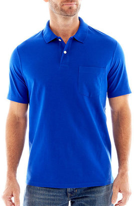 JCPenney St. John's Bay Solid Jersey Polo Shirt