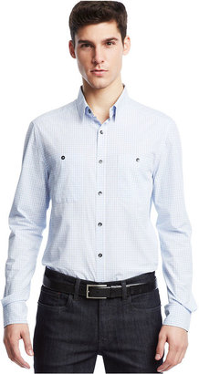 Kenneth Cole Reaction Long-Sleeve Check Shirt
