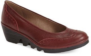 Fly London 'Pace' Leather Wedge Pump (Women)