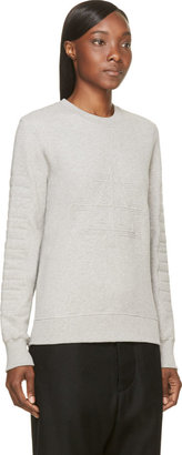 Surface to Air Grey Mélange 3D Embroidered Sweatshirt