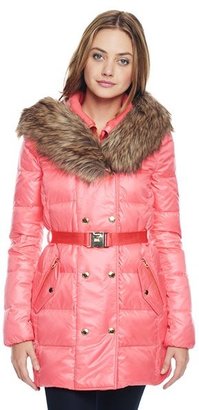 Juicy Couture Shawl Collar Long Puffer
