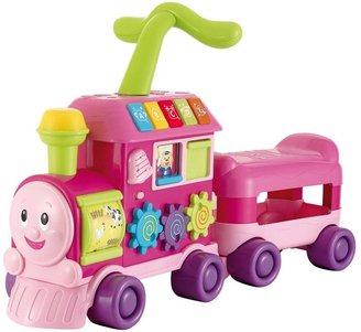 Baby Essentials Walker Ride On Learning Train - Pink