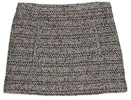 MANGO Tweed wool-blend miniskirt