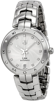 Tag Heuer Women's Link 7 Diamond & Stainless Steel Watch