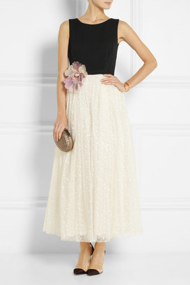 RED Valentino Crepe and tulle gown