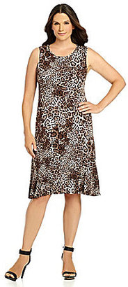 Calvin Klein Woman Animal-Print Sheath Dress