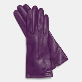Coach Leather Basic Glove