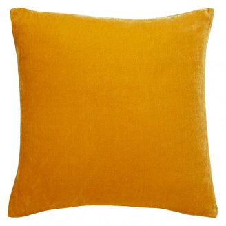 Regency Mustard velvet cushion 45 x 45cm