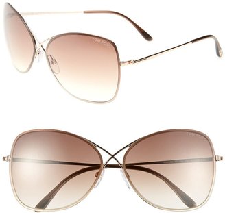 Tom Ford Colette 63mm Oversize Sunglasses