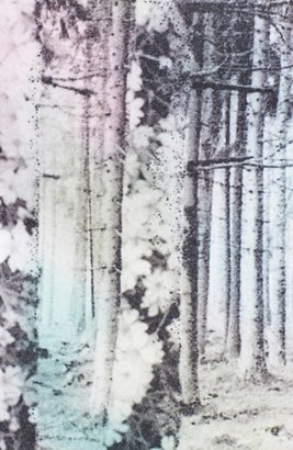 Tibi 'Enchanted Forest' Print Miniskirt