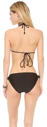 Shoshanna Black Solids Bikini Top