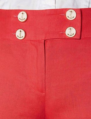 The Limited Outback Red® High Waist Linen Modern Trouser Pants