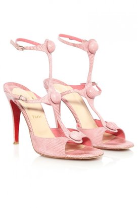 Christian Louboutin Textured Leather Sandals