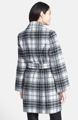 DKNY 'Chelsea' Notch Collar Belted Wrap Coat (Online Only)