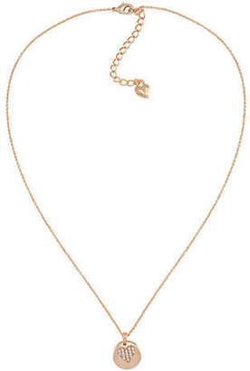 Carolee Little Loves Rose Gold Heart Pendant Necklace