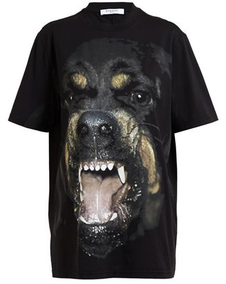 Givenchy Unisex Rottweiler Cotton T-shirt
