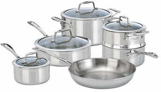 Zwilling J.A. Henckels Zwilling VistaClad 10 Piece Cookware Set-STAINLESS STEEL-30 cm