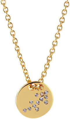 Gorjana Astrology Shimmer Disc Necklace, Sagittarius