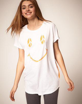 ASOS T-Shirt with Smiley Peace