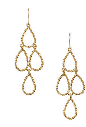 Lauren Ralph Lauren Adorned Earring Item collection Metal Teardrop Chandelier Goldtone Earring - GOLD
