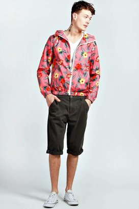 boohoo Floral Tropical Cagoule