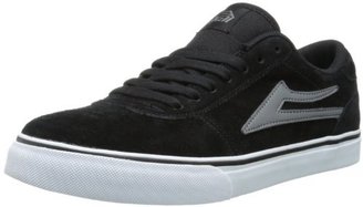 Lakai Men's Manchester Skate Shoe,Black/Grey,10 M US