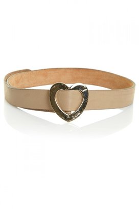 Gucci Heart Buckle Leather Jeans Belt