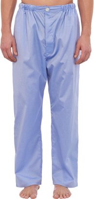 Barneys New York Solid Pajama Pants-Blue