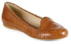 Jack Rogers Waverly Leather Smoking Slippers